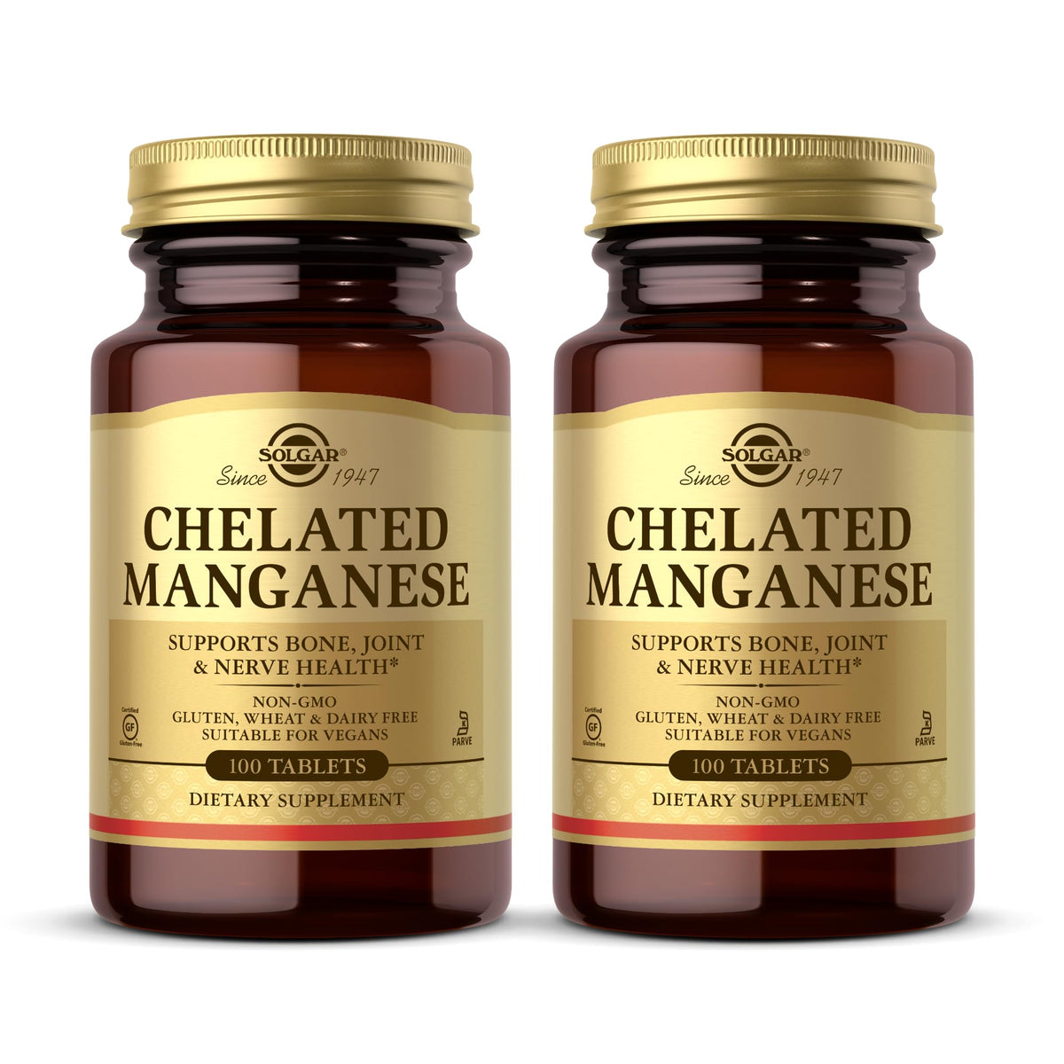 Solgar Chelated Manganese Bone & Joint Support - 200 Tablets