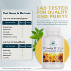 Nature's Lab Vitamin D3 Plus with K2 - 90 Capsules - image 3