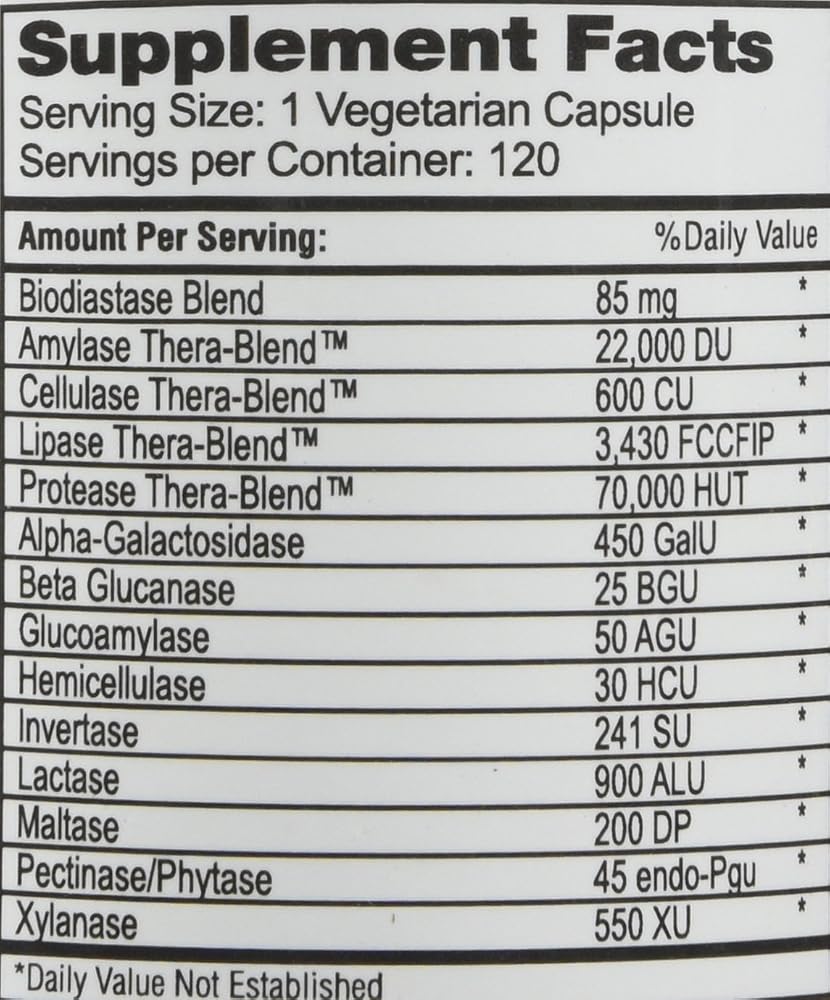 SAMANTHA MONUS Theramedix Super Strength Digestion - 120 Capsules - image 2