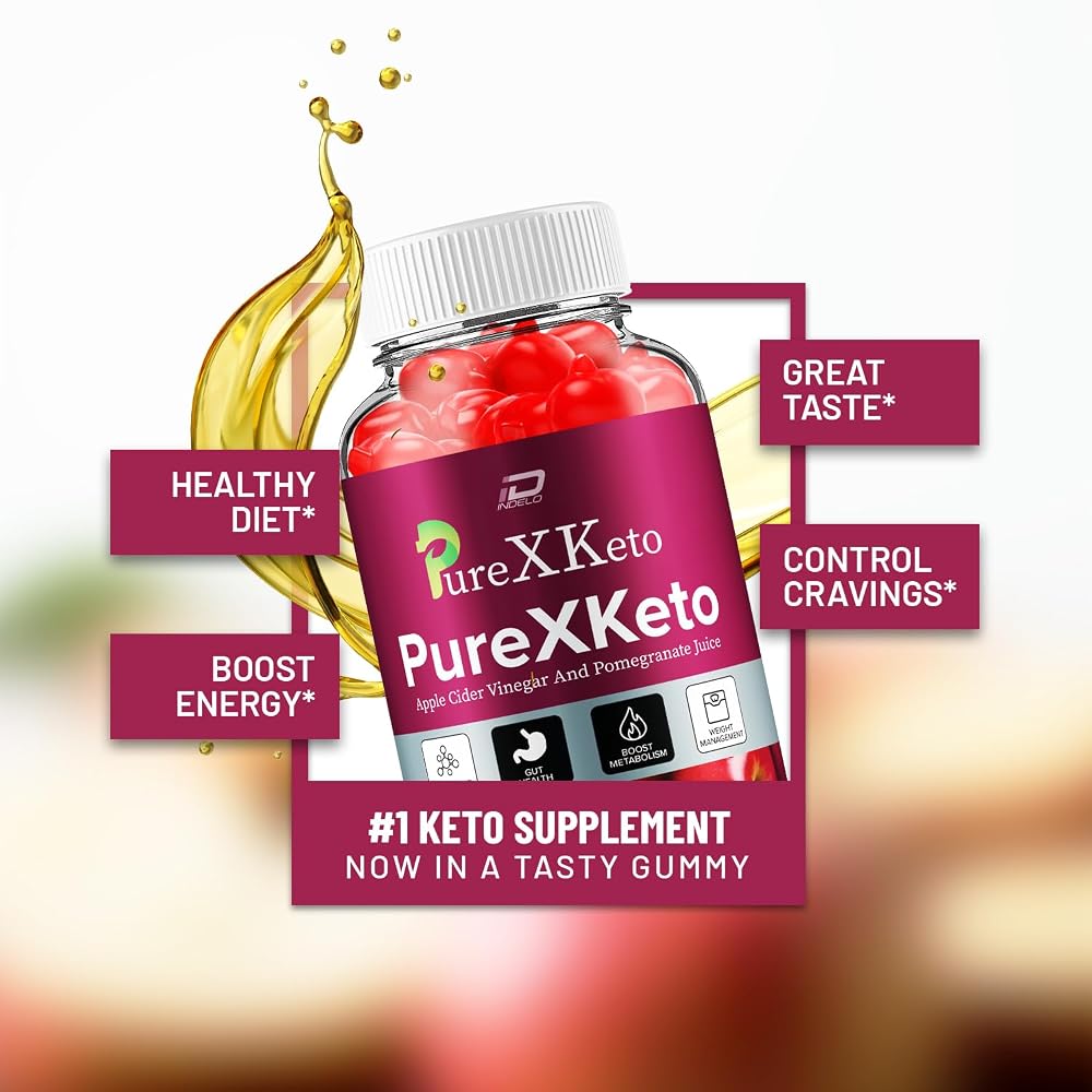 Indelo PureXKeto ACV Gummies Weight Management - 120 Gummies - image 5