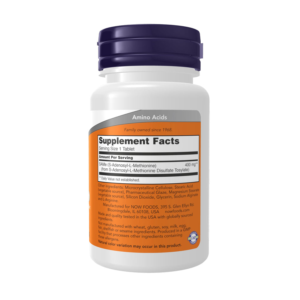 Now Supplements, Same (S-Adenosyl-L-Methionine) 400 mg, Nervous