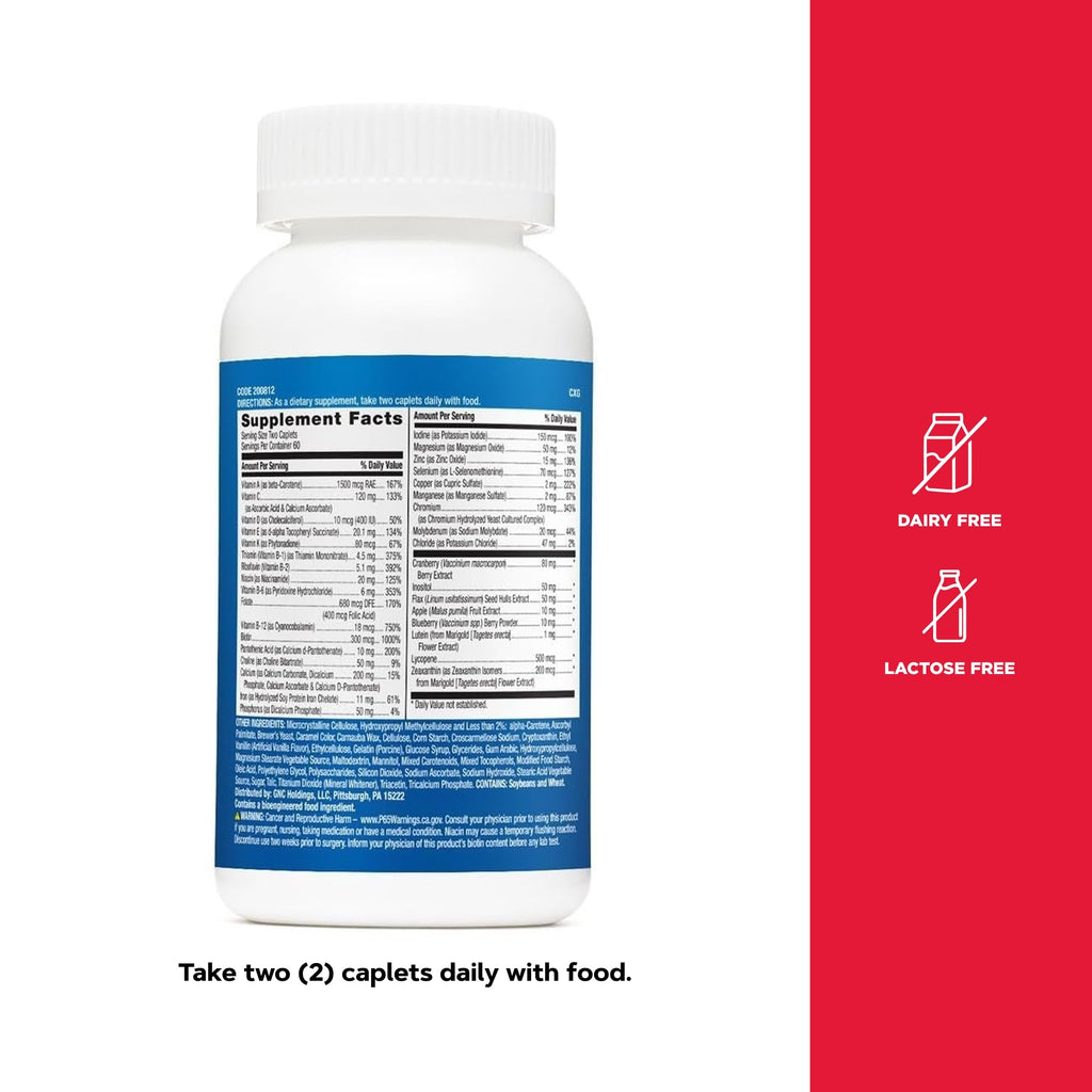 GNC Milestones Teen Multivitamin for Boys 12-17 - 240 Caplets - image 5