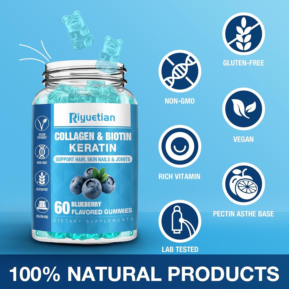 Riyuetian Biotin Gummies