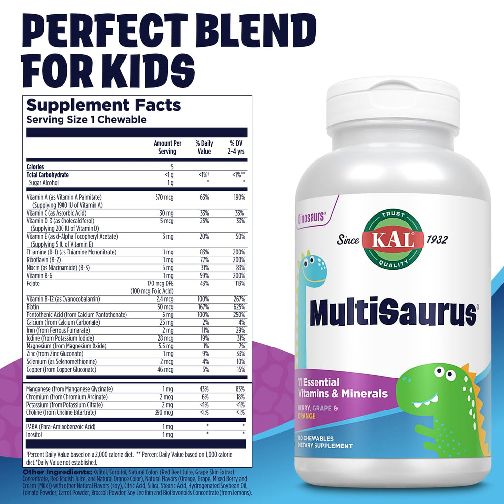 KAL Multisaurus Berry Grape Orange