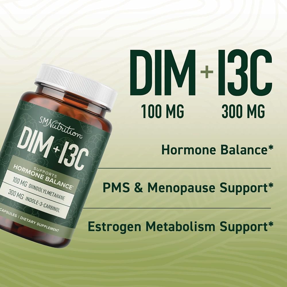 SMNutrition DIM & Indole 3 Carbinol Hormone Balance - 60 Capsules - image 2
