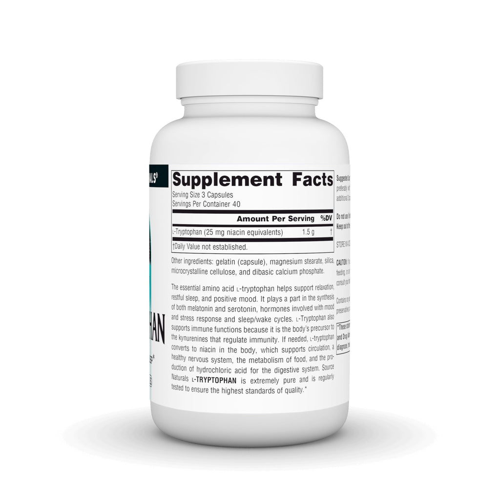 Source Naturals L-Tryptophan 500mg