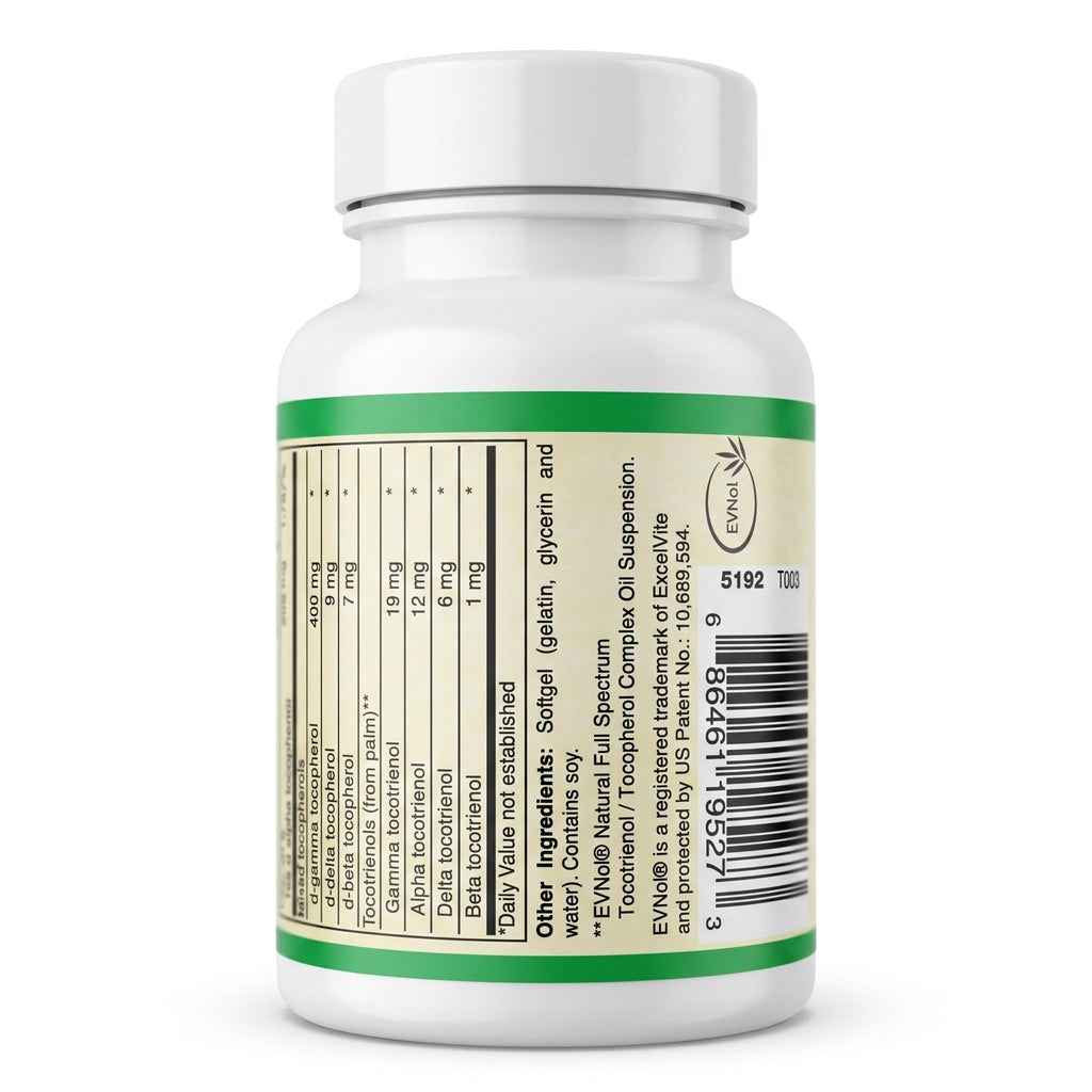 AlchePharma Perfect E - Patented EVNol® Brand tocotrienols Full