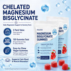 HILUCID Magnesium Bisglycinate Gummies - 120 Gummies - image 3