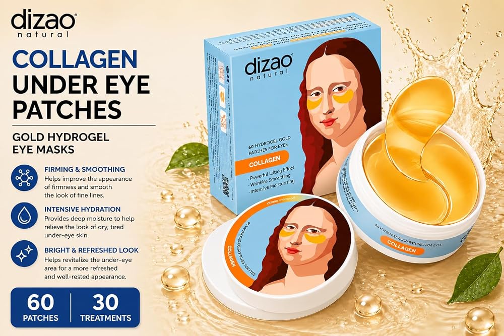 Dizao Collagen Under Eye Patches, Firming & Smoothing - 60 Patches - image 3