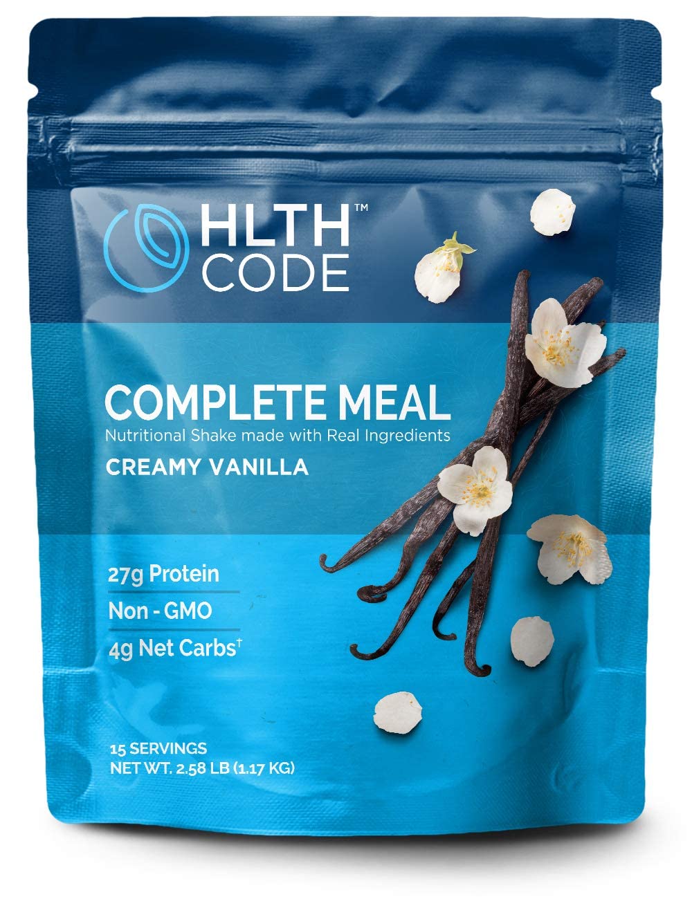 HLTH Code Complete Meal Replacement Shake Vanilla - 15 Servings