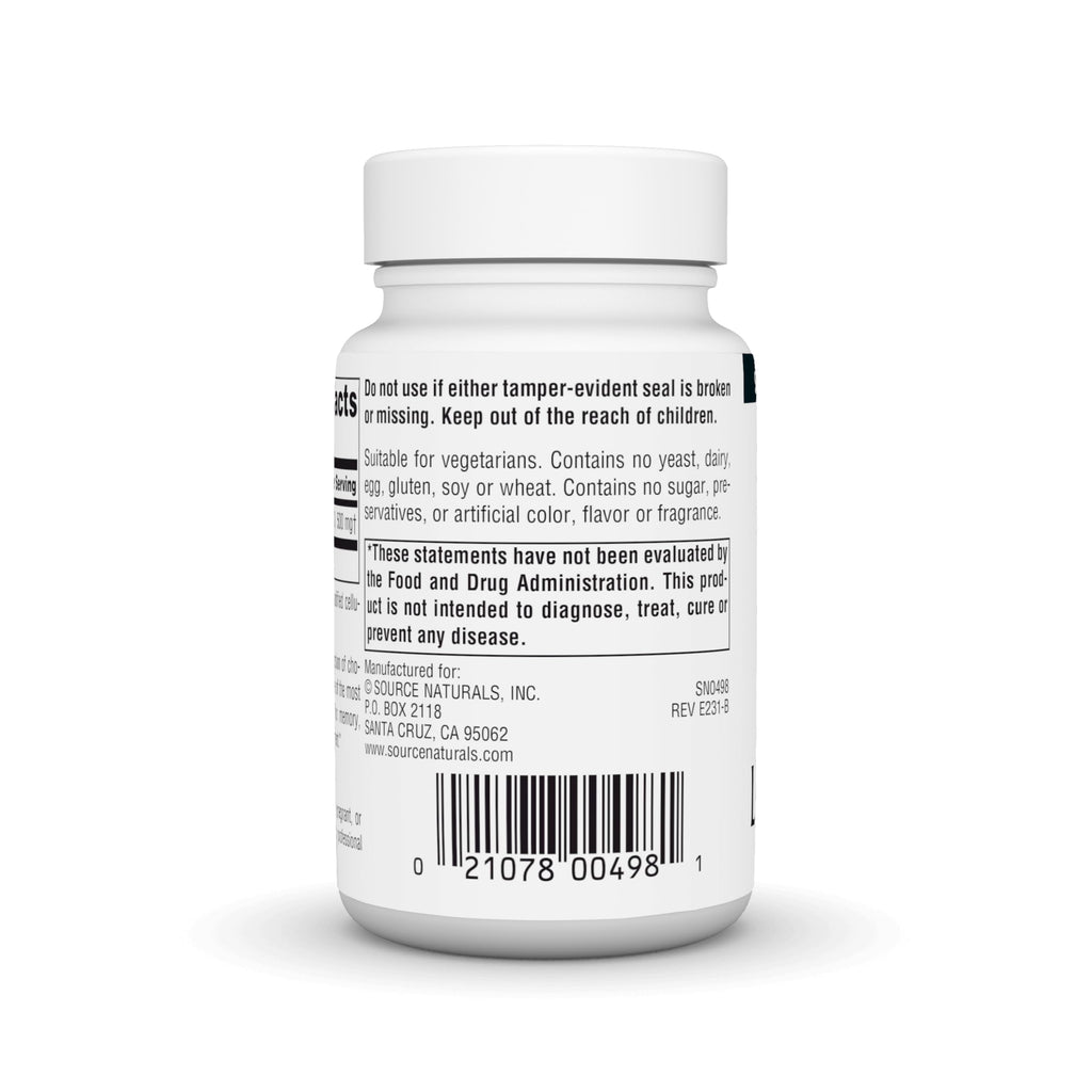 Source Naturals Acetyl L-Carnitine 500mg