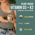 Triquetra Health Organic Plant D3 + K2 (5000 iu D3) - All-Trans MK7