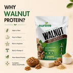 NURTIVE Walnut Protein Powder - Plant-Based - 20 Servings - image 7