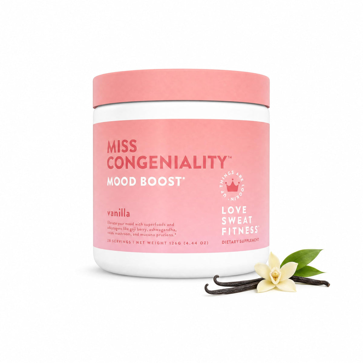 Love Sweat Fitness Miss Congeniality Mood & Stress Powder - 28 Servings