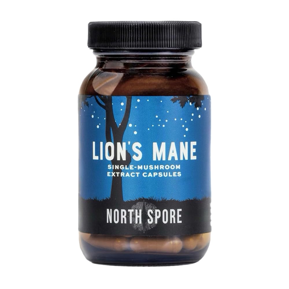 North Spore Organic Lion's Mane Mushroom Extract - 120 Capsules - image 3
