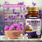 Generic Silimarina Milk Thistle Combination Herbal Supplement - 240 Capsules - image 3