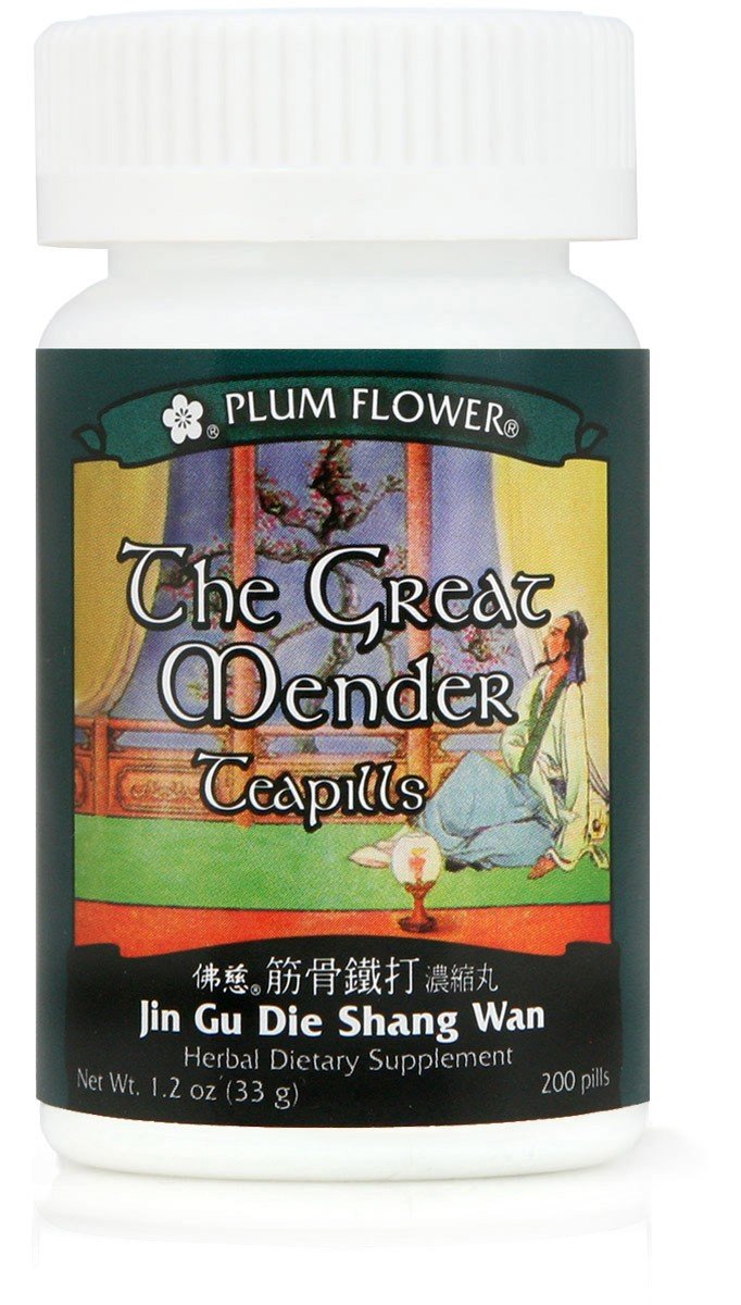 Plum Flower Great Mender Teapills Nerve Support - 600 Capsules - image 2