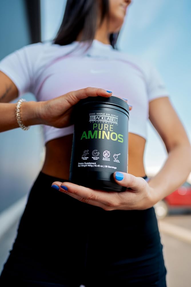 BLACKLABEL Supplements Pure AMINOS Essential Amino Acids - 30 Servings - image 4