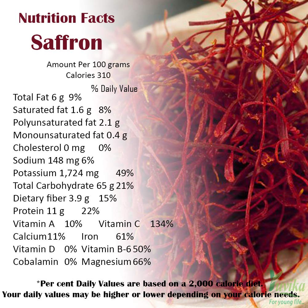 Yuvika Kesar Saffron Thread Pure & Original - 5 Grams - image 5