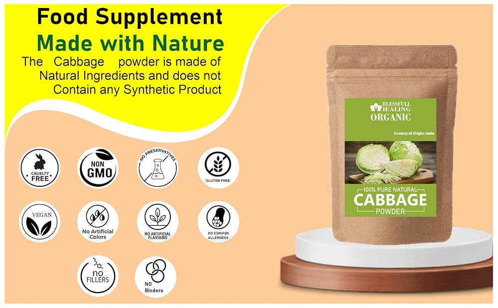 Blessfull Healing Organic Cabbage Powder - 300g - image 4