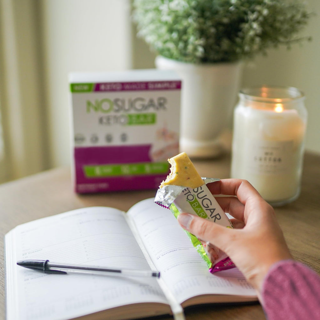 No Sugar Company Keto Bar Birthday Cake - 12 Count - image 4