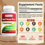 Best Naturals Red Yeast Rice Cholesterol Support 1200 mg (Non-GMO)