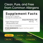 NatureBell Moringa 800mg - 240 Capsules - image 3