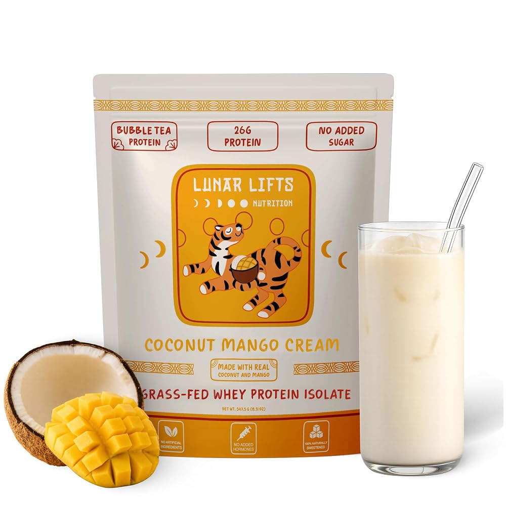 Lunar Lifts Boba Tea Whey Protein Powder