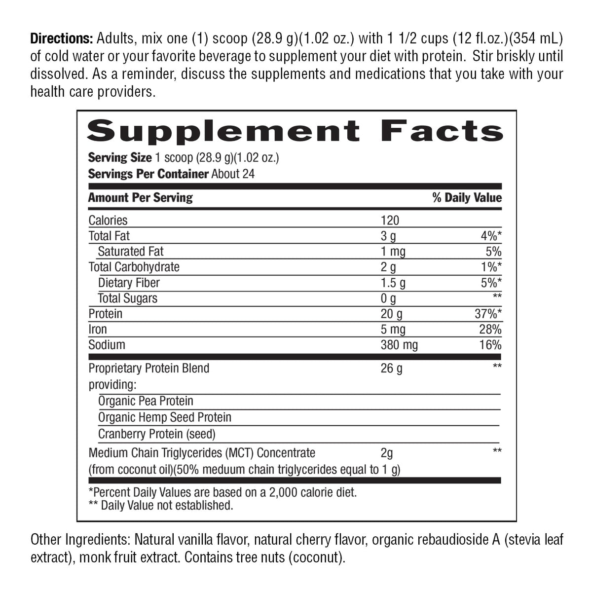 Biochem, Vegan Protein Powder, 20g of Plant-Based Protein to Support