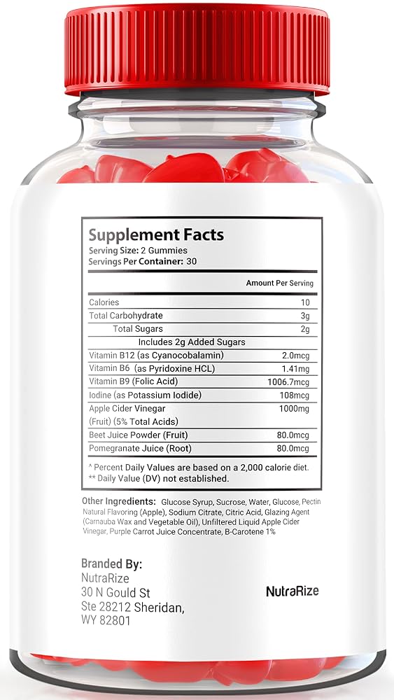NutraRize Keto Sculpt ACV Gummies with Apple Cider Vinegar - 300 Gummies - image 2