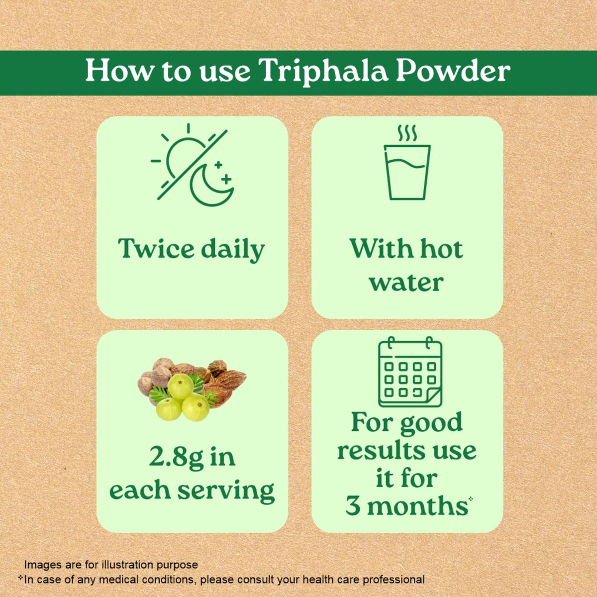 Organic India Triphala Digestion & Colon Cleanse Powder - 100g - image 9