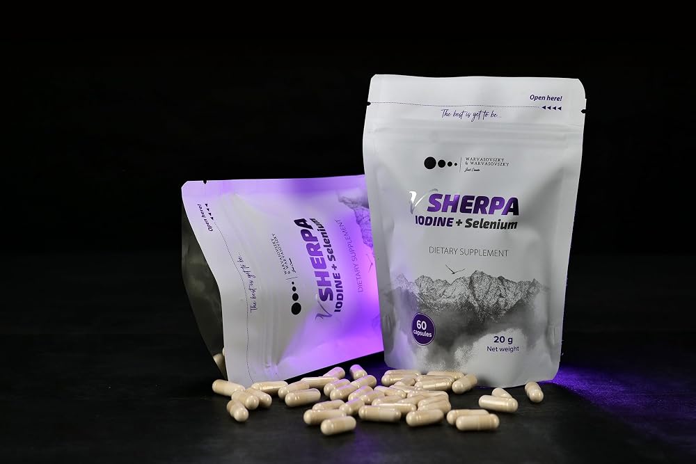 vSherpa Iodine + Selenium Thyroid Support - 60 Capsules - image 4