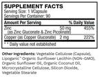 Lewis Labs Zinc Supplement 50mg