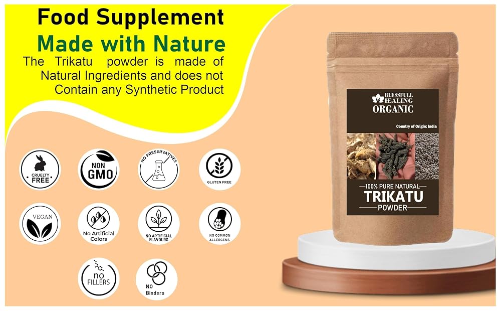 Blessfull Healing Organic Trikatu Powder - 300 Grams - image 4