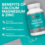 Qunol Calcium Magnesium Zinc 3-in-1 - 270 Tablets - image 2