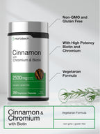 Horbäach Cinnamon with Chromium & Biotin - 250 Capsules - image 4
