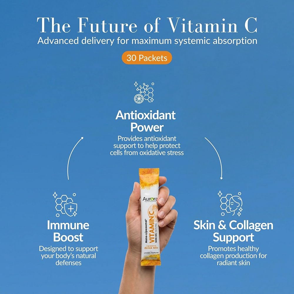 Vida Lifescience Aurora Nutrascience Liposomal Liquid Vitamin C