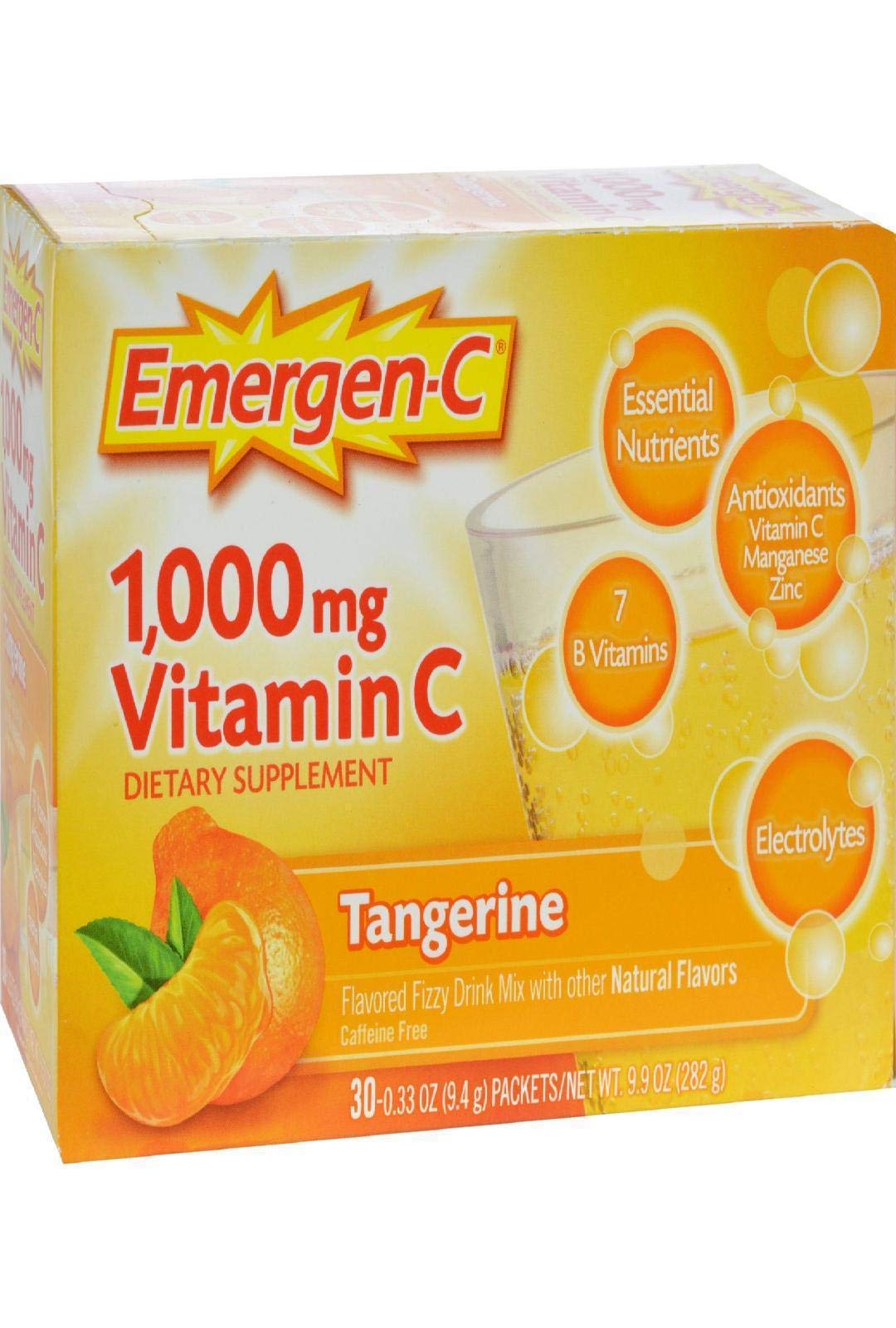 Alacer Emergen-C Tangerine Vitamin C Powder - 30 Packets