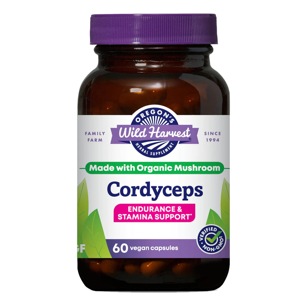 Oregon's Wild Harvest Cordyceps Organic Mushroom - 60 Capsules