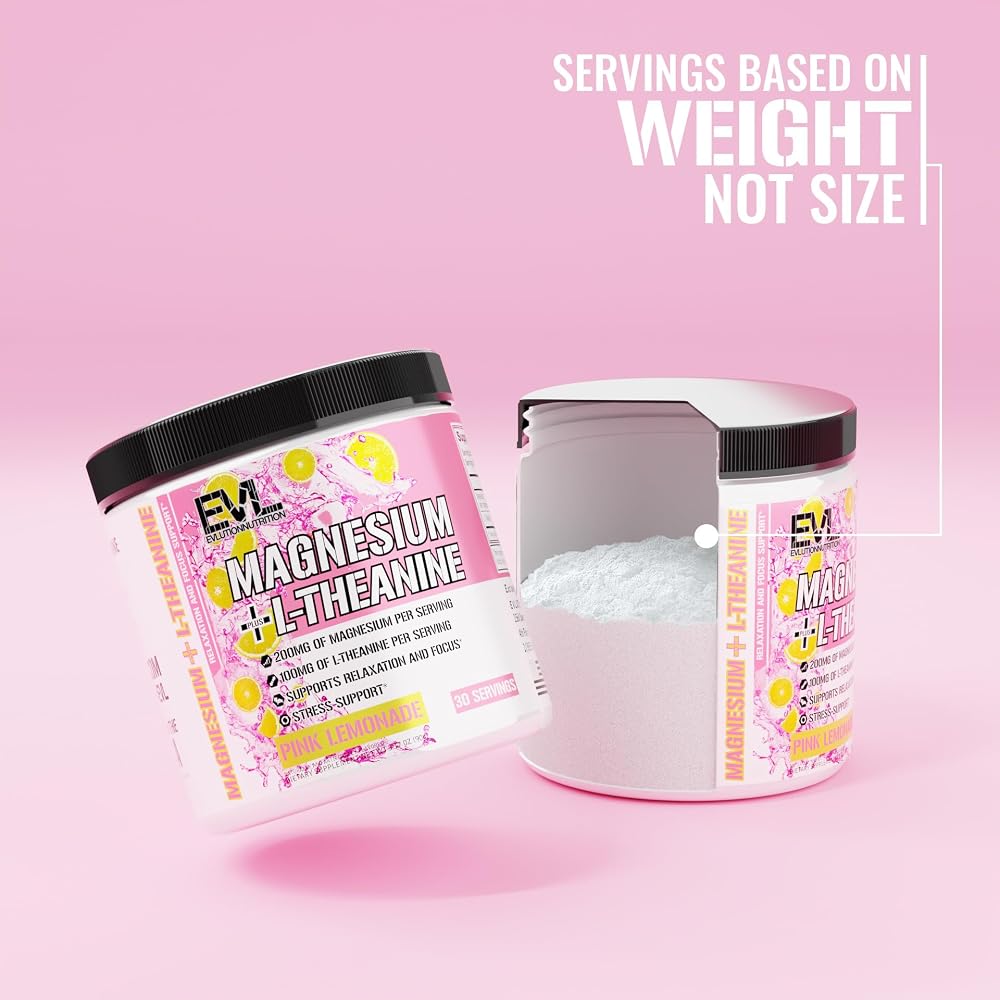 Evlution Magnesium + L-Theanine Powder for Relaxation - 30 Servings - image 3