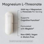 Sports Research Magnesium L-Threonate 2000mg - 90 Capsules - image 2