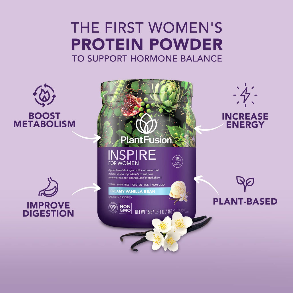 PlantFusion Inspire Plant Protein Powder for Women