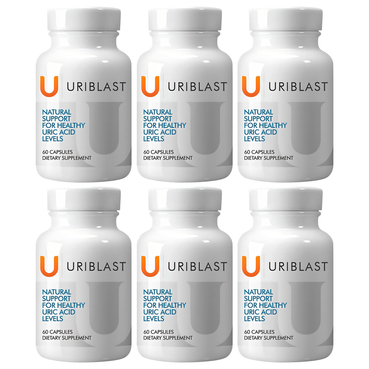 Uriblast Natural Uric Acid Support Supplement Capsules