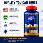 healblend Neuro Plus Focus Booster Brain Support - 120 Capsules - image 6
