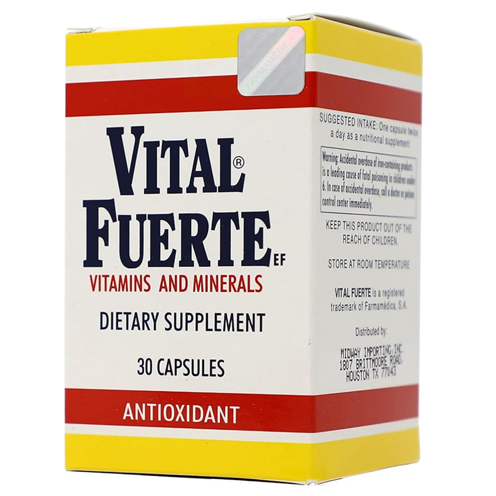Sanar Vital Fuerte Vitamins and Minerals Supplement - 30 Capsules - image 6