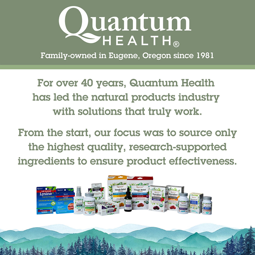 Quantum TheraZinc Organic Elderberry Immune Support - 18 Lozenges - image 9
