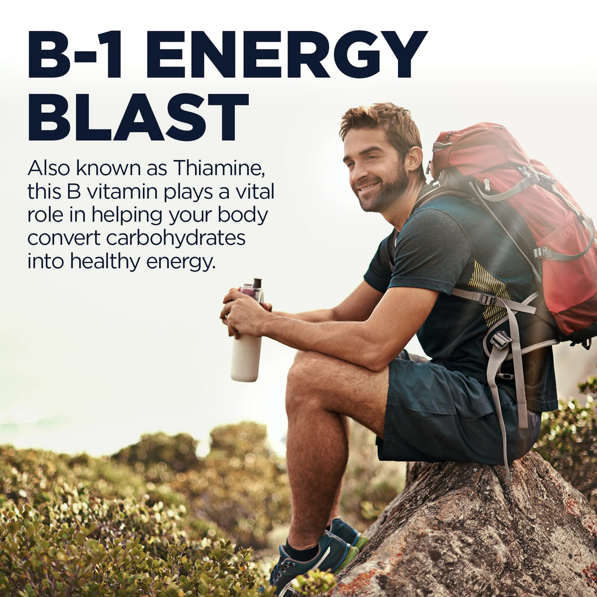 KAL Vitamin B1 100 mg Thiamine for Energy - 100 Tablets - image 5
