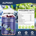 ALPHA01 Glucosamine Chondroitin Gummies - 3000MG Extra Strength Joint