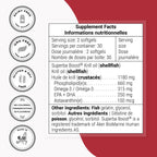 Supersmart Krill Oil Supplement 1180mg Omega-3 - 60 Softgels - image 4