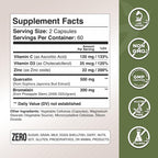 Gade Nutrition Quercetin with Vitamin C and Zinc - Quercetin 500mg